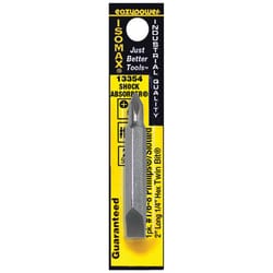 Eazypower Isomax Phillips/Slotted #1/6-8 X 2 in. L Double-Ended Screwdriver Bit Steel