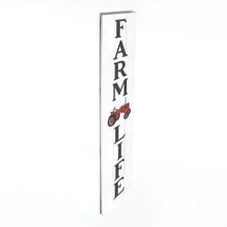 P Graham Dunn Multicolored Wood 47 in. H Farm Life Porch Sign