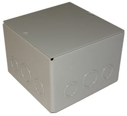 Raco Rectangle Steel 6 in. H X 6 in. W Weatherproof Screw Cover Pull Box