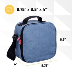 Superio Brand Denim Lunch Bag with Food Containers 1 pk