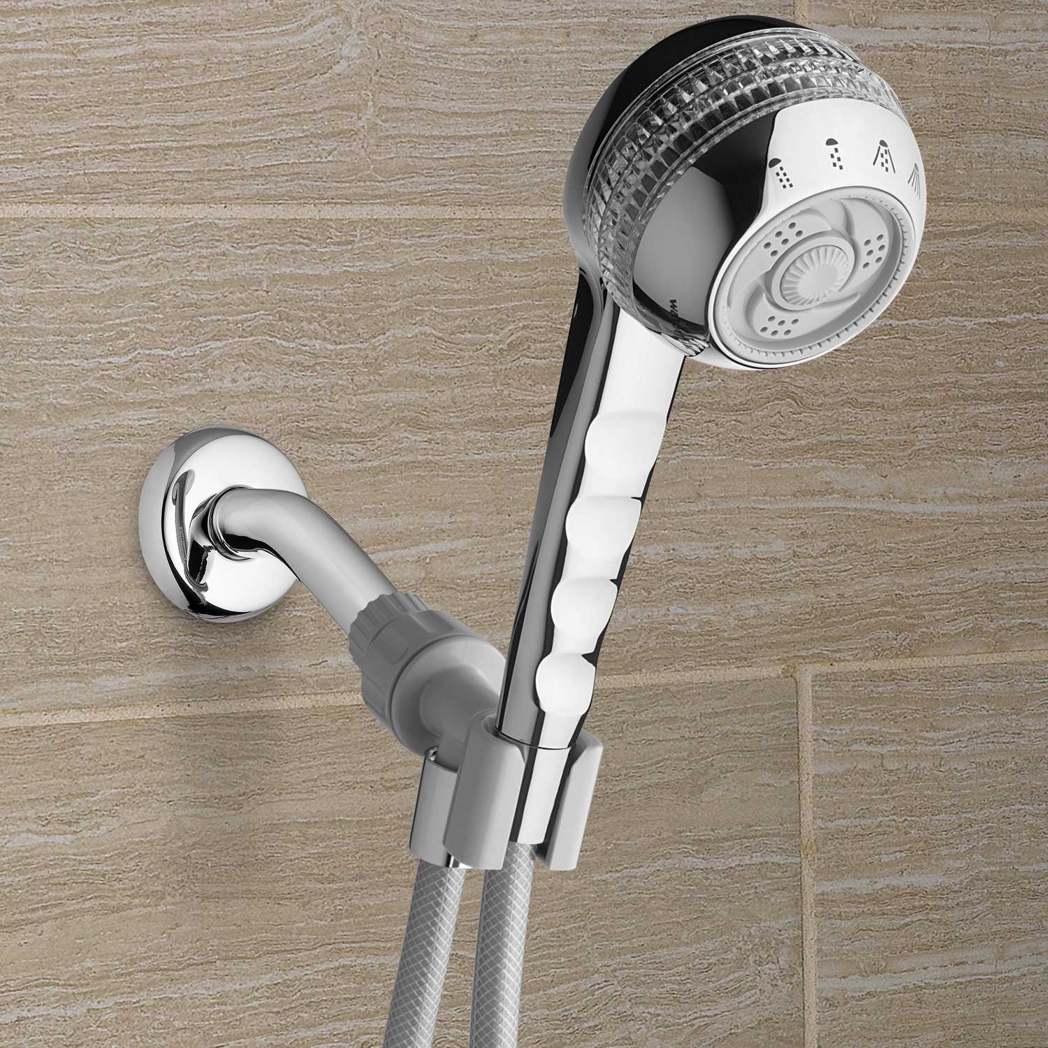 Waterpik EcoFlow Chrome 4 settings Showerhead 1.8 gpm Ace Hardware
