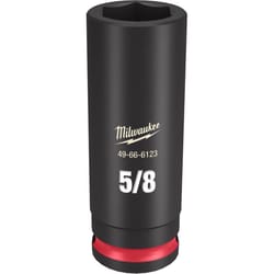 Milwaukee Shockwave 5/8 in. X 3/8 in. drive SAE 6 Point Deep Impact Socket 1 pc