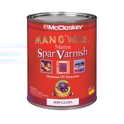 McCloskey Man O' War Gloss Clear Marine Spar Varnish 1 qt