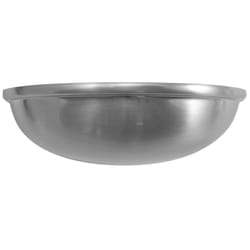 Laurey Newport Half Oval Cabinet Pull Cup 3 in. Satin Nickel 1 pk