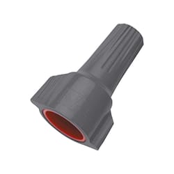 Ideal Weatherproof 14-22 AWG Solid Copper/Stranded Wire Connector Gray/Orange 25 pk