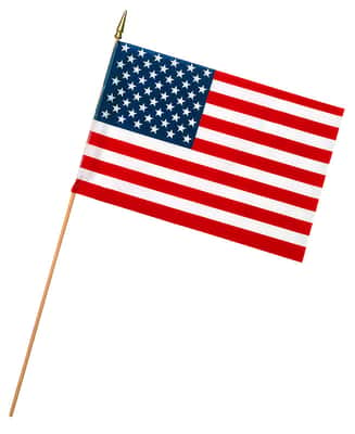 Valley Forge American Stick Flag 12 inch H X 18 inch W - Ace Hardware