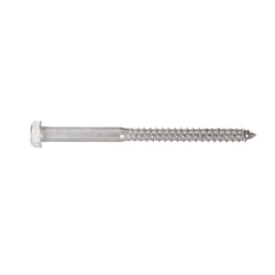 Hillman 3/8 in. X 5 in. L Hex Stainless Steel Lag Screw 25 pk