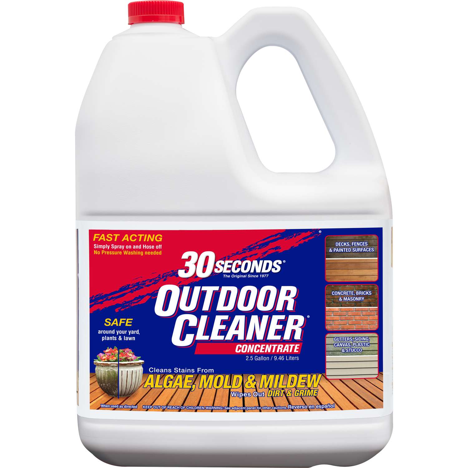30 Seconds Outdoor Algae, Mold, Mildew Cleaner 2.5 gal Ace Hardware
