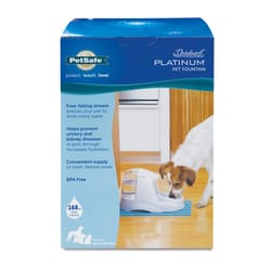 PetSafe Drinkwell White Platinum Plastic 168 oz Pet Water Fountain For Cats/Dogs