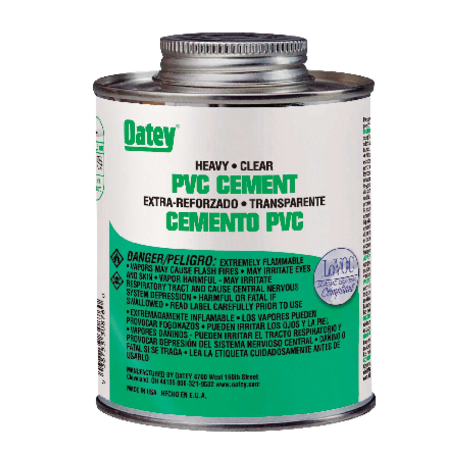 Oatey Heavy Duty Clear Cement For PVC 8 oz. Ace Hardware