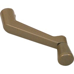 Prime-Line Enamel Coppertone Cast Metal Single-Arm Casement Long Crank Operator Handle For Truth