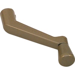 Prime-Line Enamel Coppertone Cast Metal Single-Arm Casement Long Crank Operator Handle For Truth