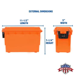 Sheffield 11.5 in. Marine Storage Organizer Orange