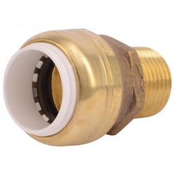 SharkBite Push to Connect 3/4 in. PVC in. X 3/4 in. D MNPT Brass Adapter