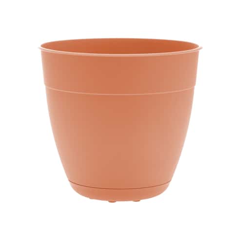 Bloem 16 in. D Plastic Dayton Planter Coral