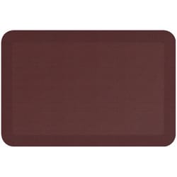 Gel Pro 20 in. W X 30 in. L Burgundy Polyurethane Foam Anti-Fatigue Mat