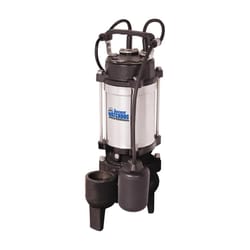 The Basement Watchdog 1/2 HP 6000 gph Stainless Steel Tethered Float Switch Sewage Pump