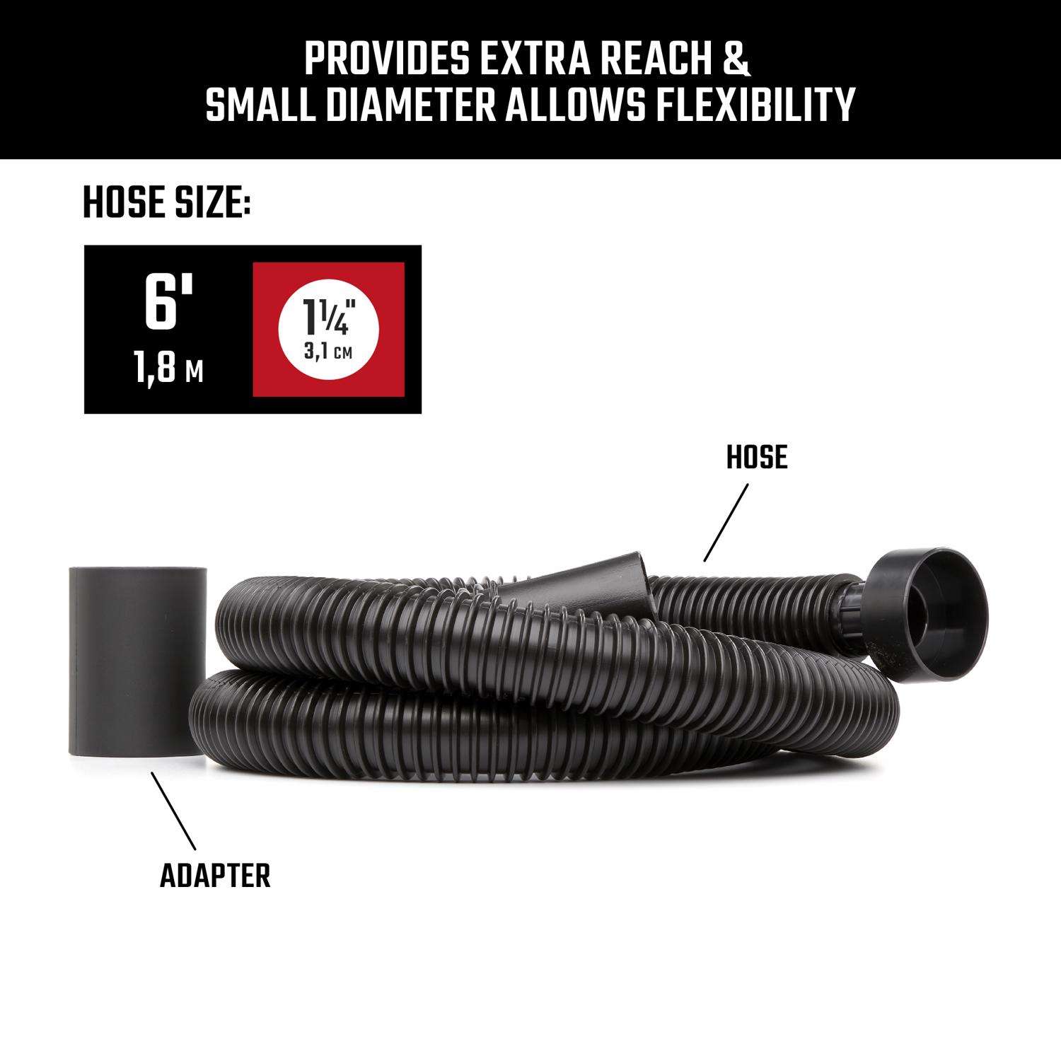 Craftsman 6 ft. L X 1.25 in. W X 2-1/2 in. D Replacement Hose 1 pc - Ace  Hardware