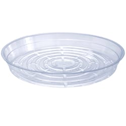 Curtis Wagner Plastics 10 in. D Vinyl Plant Saucer Clear