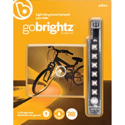 Brightz Go Brightz Plastic/Rubber LED Bike Accessory Gold