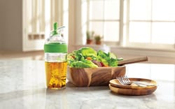 OXO Good Grips Clear/Green Plastic Salad Dressing Shaker 1-1/2 cups