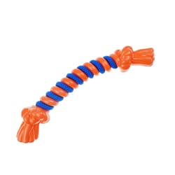 Boss Pet Infinity Orange TPR Rope Bone Dog Tug Toy Large 1 pk