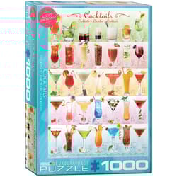 Eurographics Cocktails Jigsaw Puzzles Multicolored 1000 pc