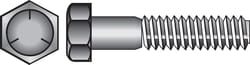 HILLMAN 7/16 in. D X 1-1/2 in. L Heat Treated Zinc Steel Hex Head Cap Screw 50 pk