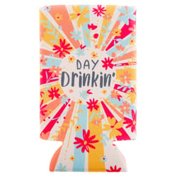 Karma Multicolored BPA Free Day Drinkin Slim Can Sleeve