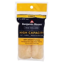 Benjamin Moore Wool 4 in. W X 3/8 in. Mini Roller 2 pk