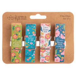 Karma Assorted Wood Chip Clip