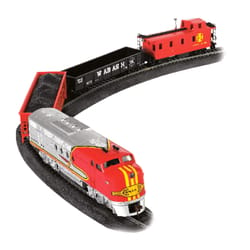 Bachmann Santa Fe Flyer Train Set Plastic/Steel Multi-Colored 18 pc