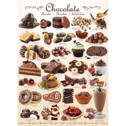 Eurographics Chocolate Jigsaw Puzzles Multicolored 1000 pc
