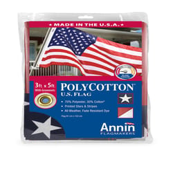 Annin U.S Flag 3 ft. W X 5 ft. L