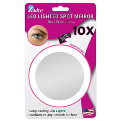 Zadro Next Generation 3 in. H X 3 in. W Portable LED Spot Mirror Pink