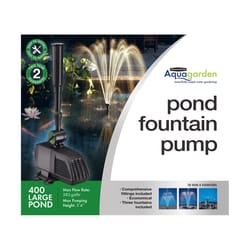 Pennington Aquagarden Plastic 400 gph Fountain Pump