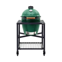 Big Green Egg 18.25 in. Large EGG Package with Modular Nest Charcoal Kamado Grill and Smoker Green