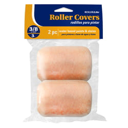 RollerLite All Purpose Polyester Knit 3 in. W X 3/8 in. Cage Paint Roller Cover Refill 2 pk