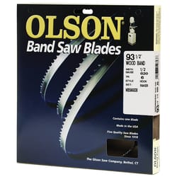 Olson 93.5 in. L X 0.5 in. W Carbon Steel Band Saw Blade 6 TPI Hook teeth 1 pk