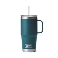YETI 25 oz Green BPA Free Insulated Straw Tumbler