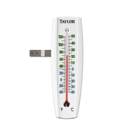 Taylor Tube Thermometer Plastic White 7.68 in.