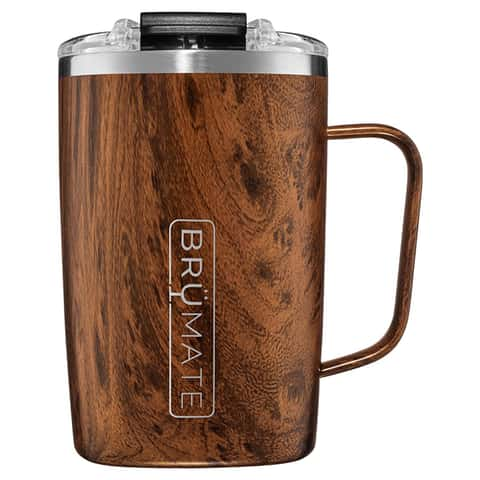 BruMate Toddy 16 oz Walnut BPA Free Vacuum Insulated Mug 