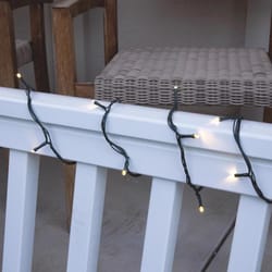 Celebrations Platinum LED Micro/5mm RGBW 50 ct String Smart-Enabled Christmas Lights 17 ft.