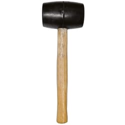 Century Drill & Tool 16 oz Mallet Rubber Head Wood Handle