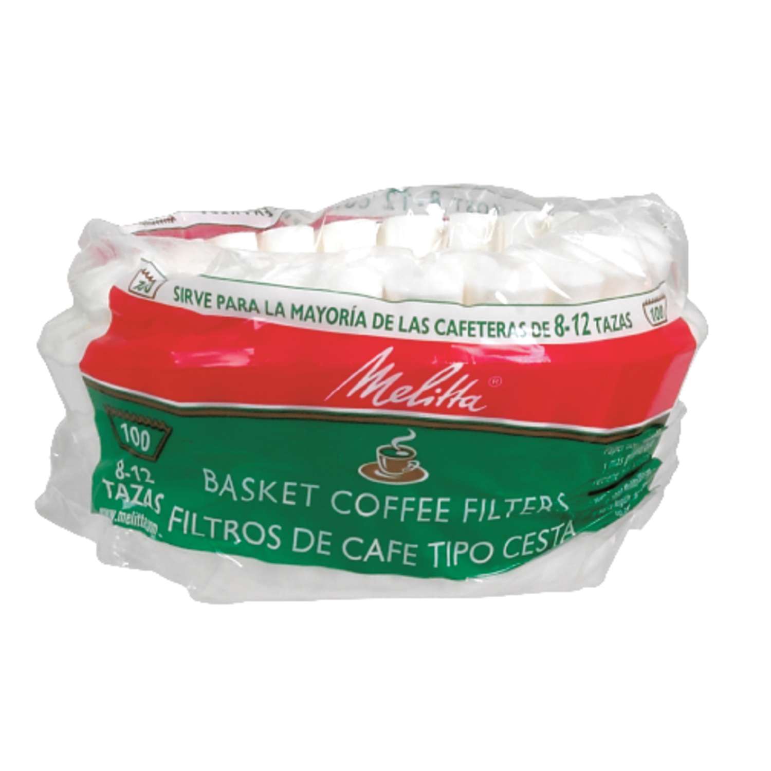 Melitta 812 cups White Basket Coffee Filter 100 pk Ace Hardware