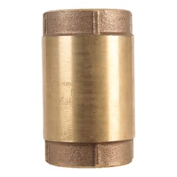 Campbell 2 in. D FNPT x FNPT Red Brass Spring Loaded Check Valve