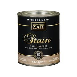 ZAR Solid Silk Gray Oil-Based Polyurethane Wood Stain 1 qt