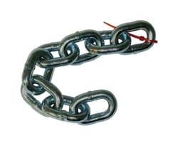 Baron Welded Steel Proof Coil Chain 3/8 in. D X 45 ft. L