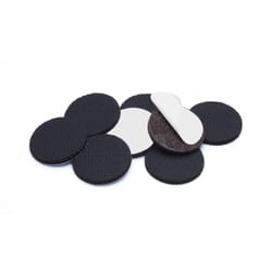 Slipstick GorillaGlides Rubber Self Adhesive Protective Pad Black Round 1-1/2 in. W X 1-1/2 in. L 8