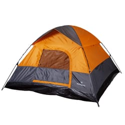 Stansport Gray/Orange Tent 48 in. H X 84 in. W X 84 in. L 1 pk